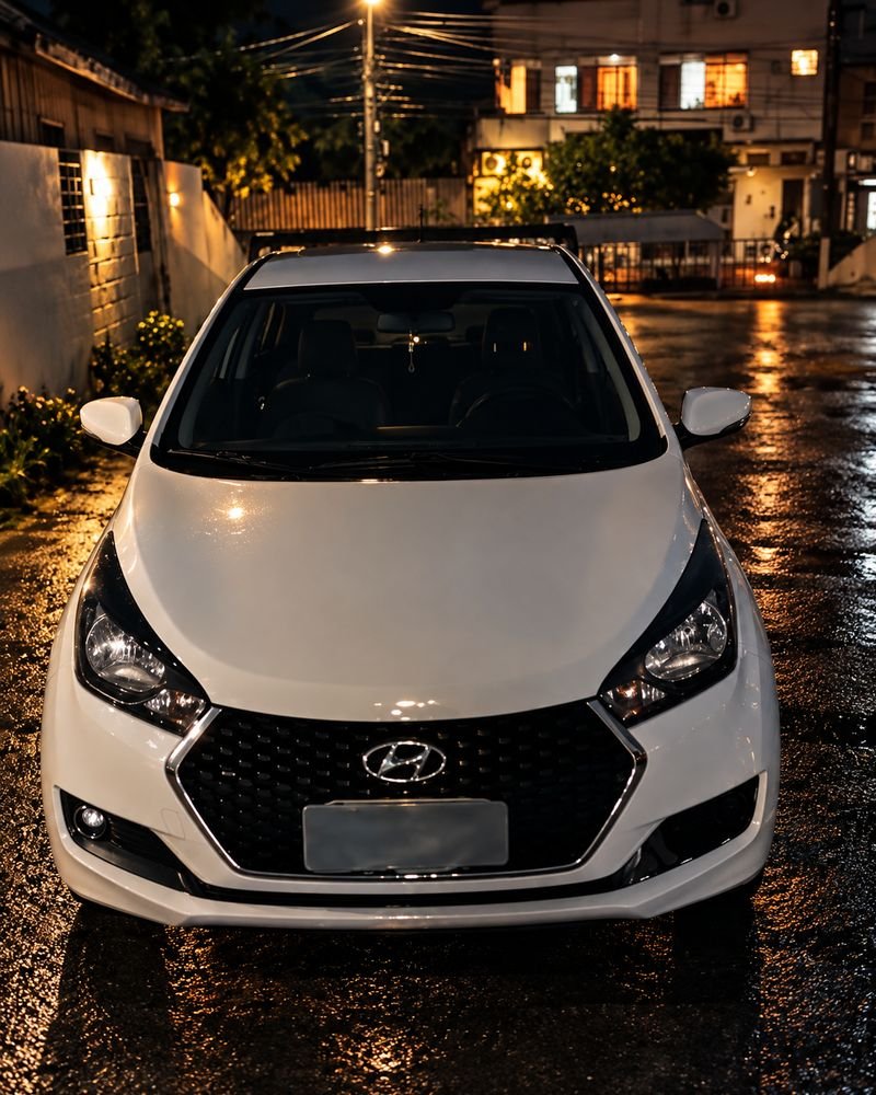 Hyundai HB20 branco finalizado